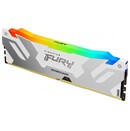 Pamięć RAM Kingston Fury White Renegade RGB 24GB DDR5 8400MHz Z radiatorem 1.45V 40CL