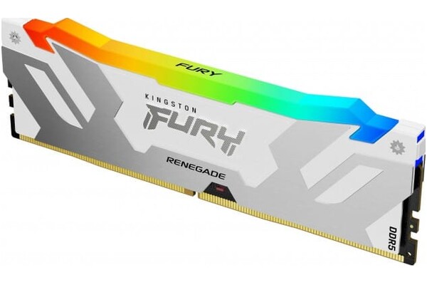 Pamięć RAM Kingston Fury White Renegade RGB 24GB DDR5 8400MHz Z radiatorem 1.45V 40CL