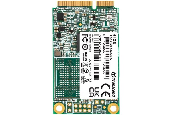 Dysk wewnętrzny Transcend TS64GMSA220S SSD M.2 NVMe 64GB