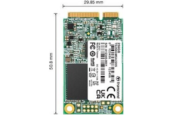 Dysk wewnętrzny Transcend TS256GMSA220S SSD SATA (2.5") 256GB
