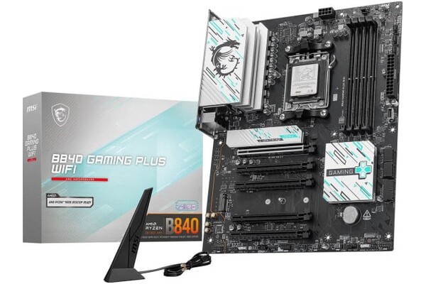 Płyta główna MSI B840 Gaming Plus WiFi Socket AM5 AMD B840 DDR5 ATX