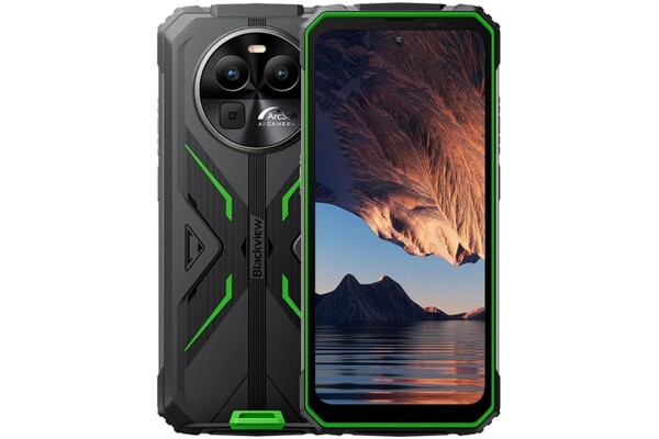Smartfon Blackview Bv8100 czarno-zielony 6.50" 8.0GB/256.0GB
