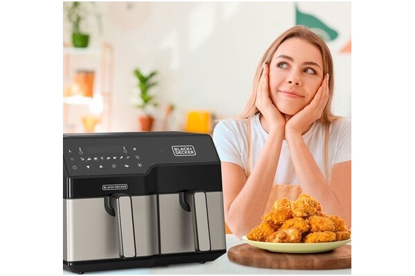 Frytkownica beztłuszczowa Air Fryer BLACK&DECKER ES9730090B 2500W