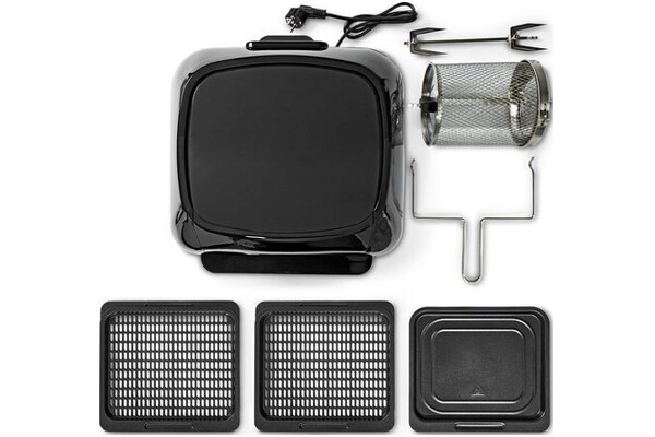 Frytkownica beztłuszczowa Air Fryer Nedis KAAFO300EBK 1500W