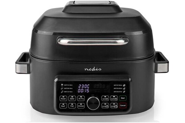 Frytkownica beztłuszczowa Air Fryer Nedis KAAFG600BK 1660W