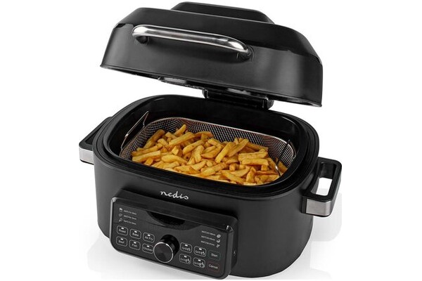 Frytkownica beztłuszczowa Air Fryer Nedis KAAFG600BK 1660W