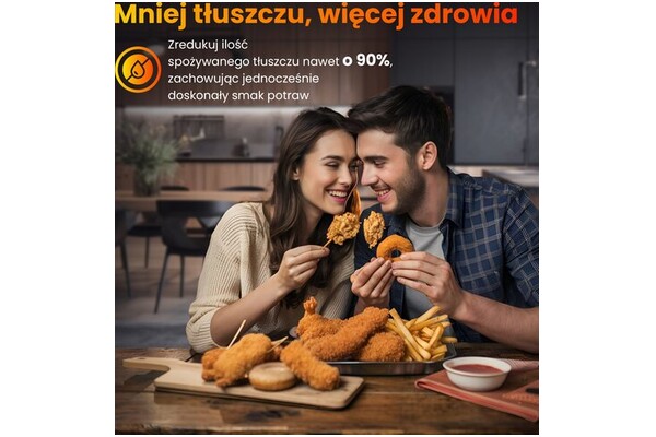 Frytkownica beztłuszczowa Air Fryer Extralink SJ520 1600W