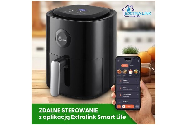 Frytkownica beztłuszczowa Air Fryer Extralink SJ400 1300W