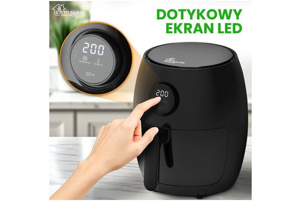Frytkownica beztłuszczowa Air Fryer Extralink SJ200 1000W
