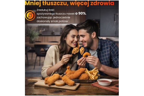 Frytkownica beztłuszczowa Air Fryer Extralink SJ650 1600W