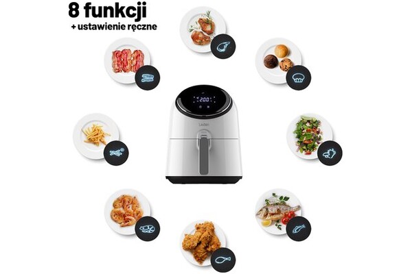 Frytkownica beztłuszczowa Air Fryer Lauben 2500WT Hot 1300W