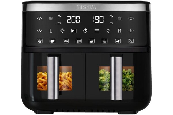 Frytkownica beztłuszczowa Air Fryer TESLA Q450 AirCook Dualzone 2850W