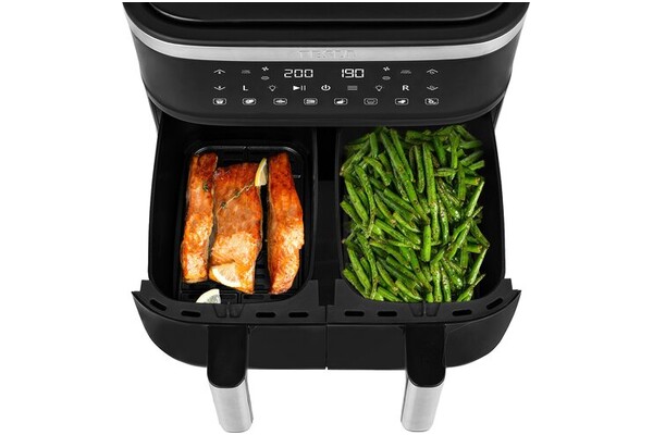 Frytkownica beztłuszczowa Air Fryer TESLA Q450 AirCook Dualzone 2850W