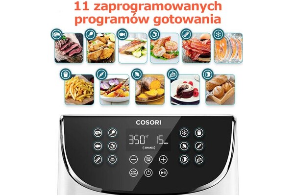 Frytkownica beztłuszczowa Air Fryer COSORI CP158-AF-RXW 1700W