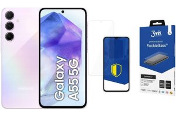 Smartfon Samsung Galaxy A55 5G fioletowy 6.60" 8.0GB/256.0GB