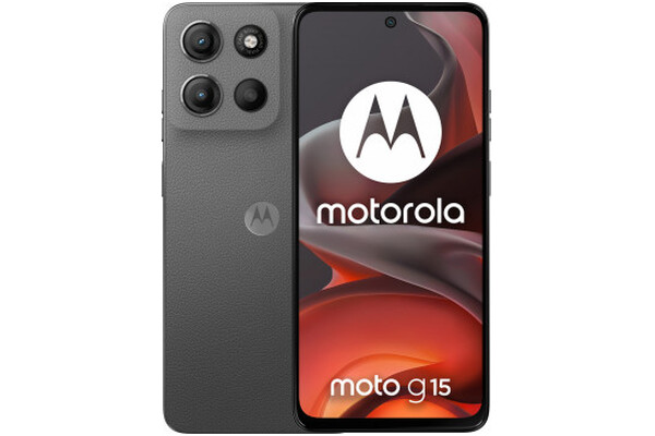 Smartfon Motorola moto g15 szary 17.10" 8.0GB/128.0GB
