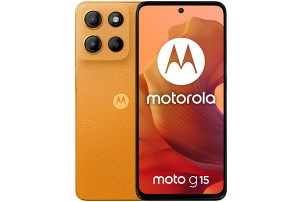 Smartfon Motorola moto g15 pomarańczowy 17.10" 8.0GB/128.0GB