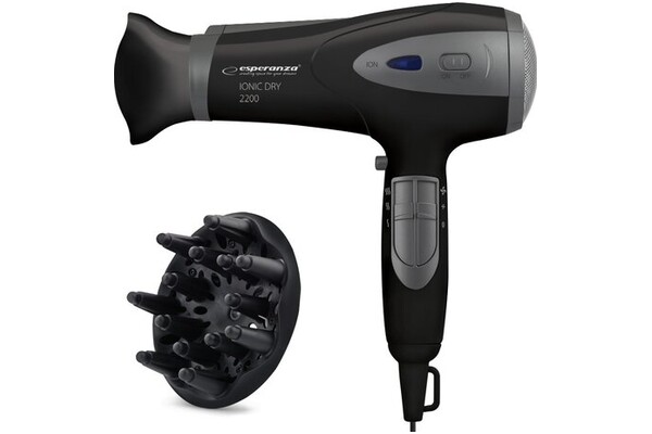 Suszarka Esperanza EBH005K Vivien 2200W kolor czarno-szary