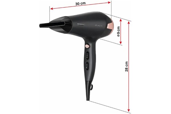 Suszarka MPM MSW24 2500W kolor czarny