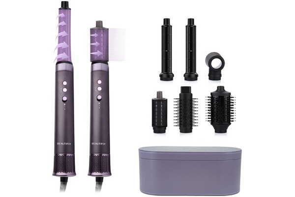 suszarko-lokówka BEAUTIFLY Multi Styler Hair Flow Pro 1300W kolor fioletowy