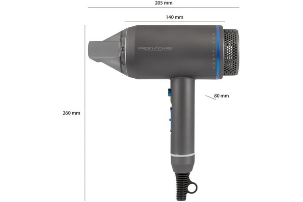 Suszarka PROFI CARE PCHT3082 1800W kolor niebieski