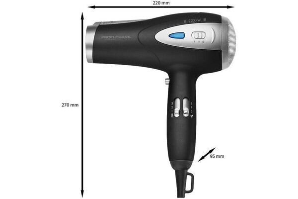 Suszarka PROFI CARE PCHTD3113 2200W kolor czarny