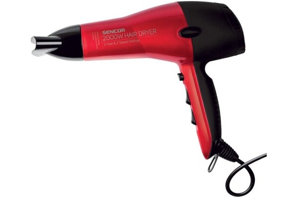 Suszarka SENCOR SHD6701RD 2000W kolor czerwono-czarny