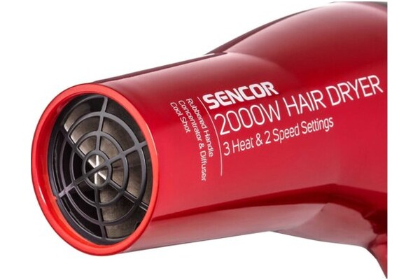 Suszarka SENCOR SHD6701RD 2000W kolor czerwono-czarny