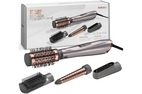 suszarko-lokówka BaByliss AS136E 1000W kolor Szaro-złoty