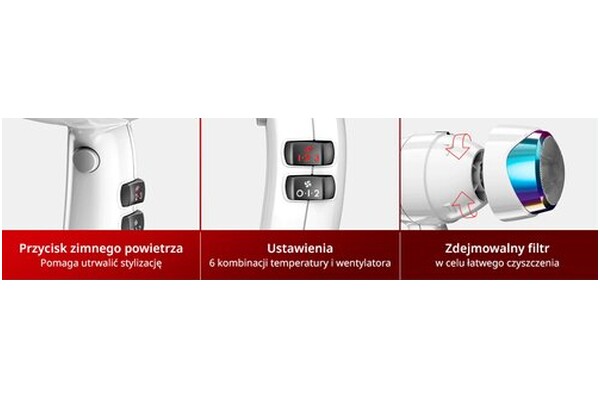 Suszarka Valera ePower 2030 1600W kolor czarny