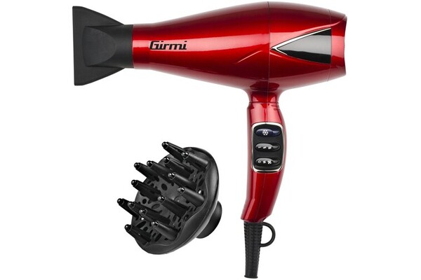 Suszarka Girmi PH6002 2300W kolor czarno-czerwony