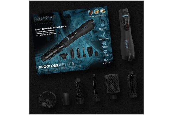 suszarko-lokówka ReVamp DR-1250A 1200W kolor czarny