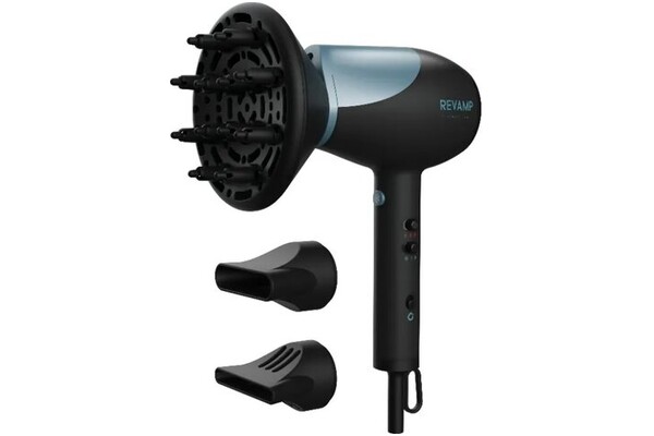 Suszarka ReVamp DR-6000 1800W kolor czarno-niebieski