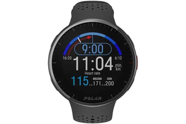 Smartwatch Polar H10 Pacer Pro 1.20" czarno-szary