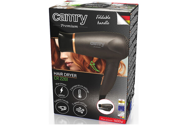 Suszarka Camry CR2261 1200W kolor brązowy