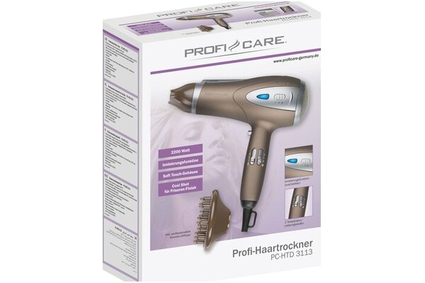 Suszarka PROFI CARE PCHTD3113 2200W kolor brązowy
