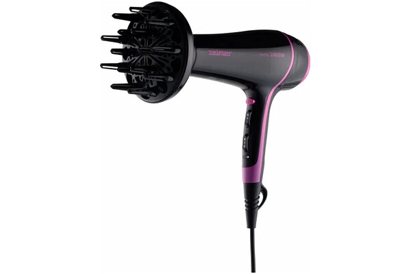 Suszarka ZELMER ZHD8360 2400W kolor Czarno-fioletowy