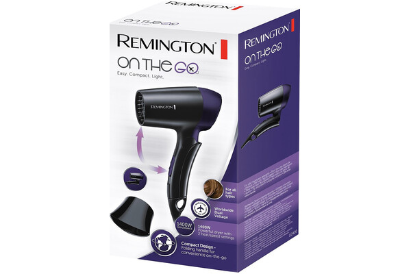 Suszarka Remington D2400 1400W kolor Czarno-fioletowy