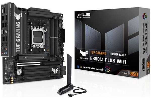 Płyta główna ASUS B850M Plus TUF Gaming WiFi Socket AM5 AMD B850 DDR5 microATX