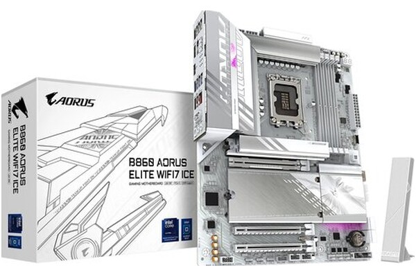 Płyta główna GIGABYTE B860 Aorus Elite Ice WiFi Socket 1851 Intel B860 DDR5 ATX