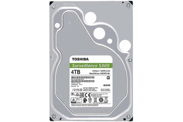 Dysk wewnętrzny TOSHIBA S300 HDD SATA (3.5") 4TB