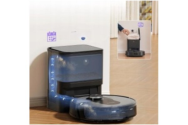 Odkurzacz Proscenic Q8 robot sprzątający z pojemnikiem czarny