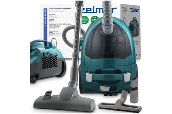 Odkurzacz ZELMER ZVC031P tradycyjny bezworkowy 800W zielony