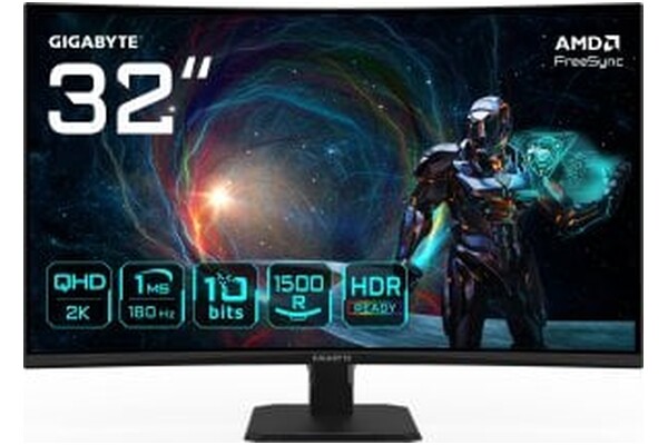 Monitor 31.5" GIGABYTE GS32QCA czarny