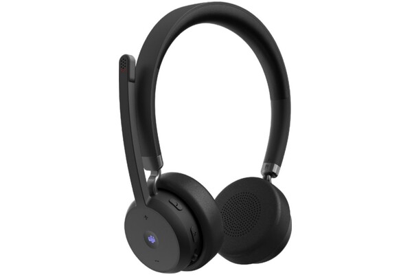 Słuchawki Lenovo VOIP Nauszne Bezprzewodowe czarny