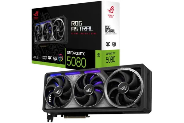 Karta graficzna ASUS RTX 5080 ROG OC 16GB GDDR7