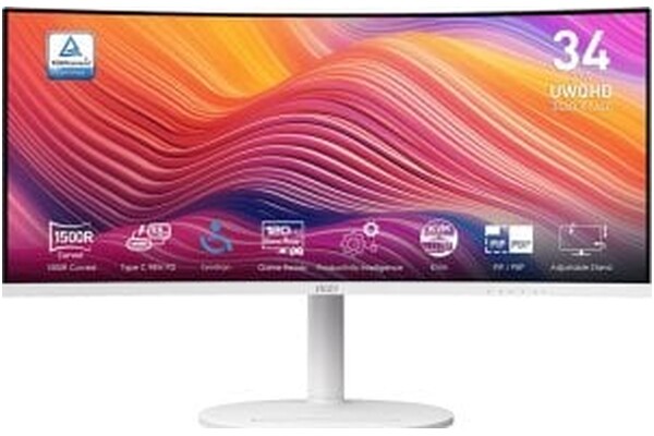 Monitor 34.0" MSI Modern Modern MD342CQPW biały