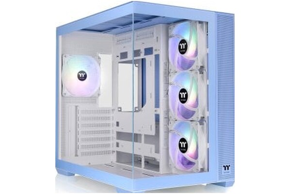 Obudowa PC Thermaltake 38 View TG Midi Tower niebieski