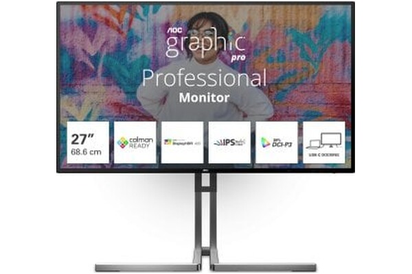 Monitor 27.0" AOC U27U3CV czarny
