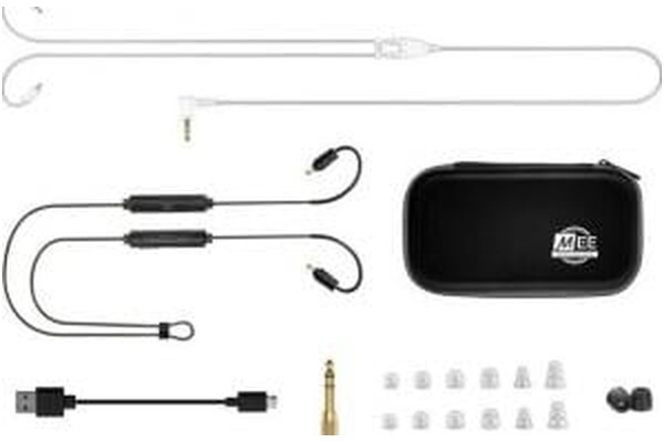 Słuchawki MEE AUDIO M6 Pro 2 Dokanałowe Bezprzewodowe biały